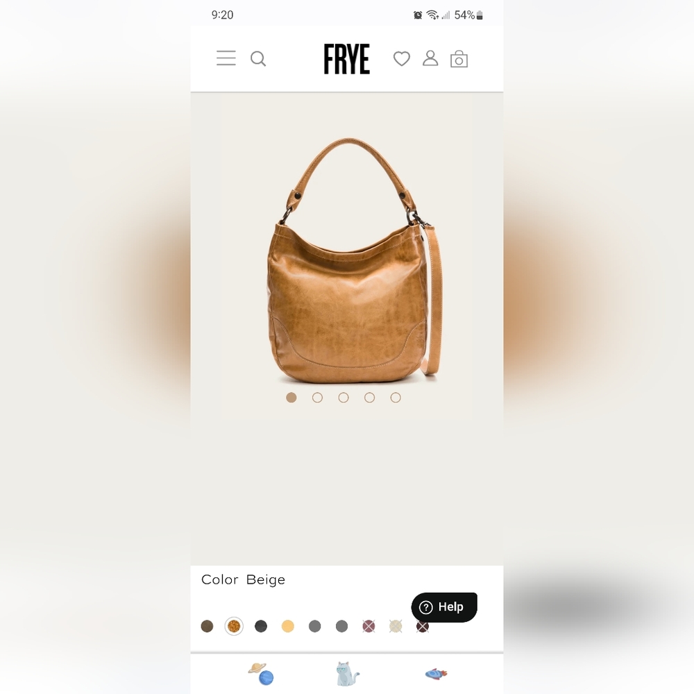 Frye Melissa Hobo Zip Shoulder Bag - Picture 15 of 16
